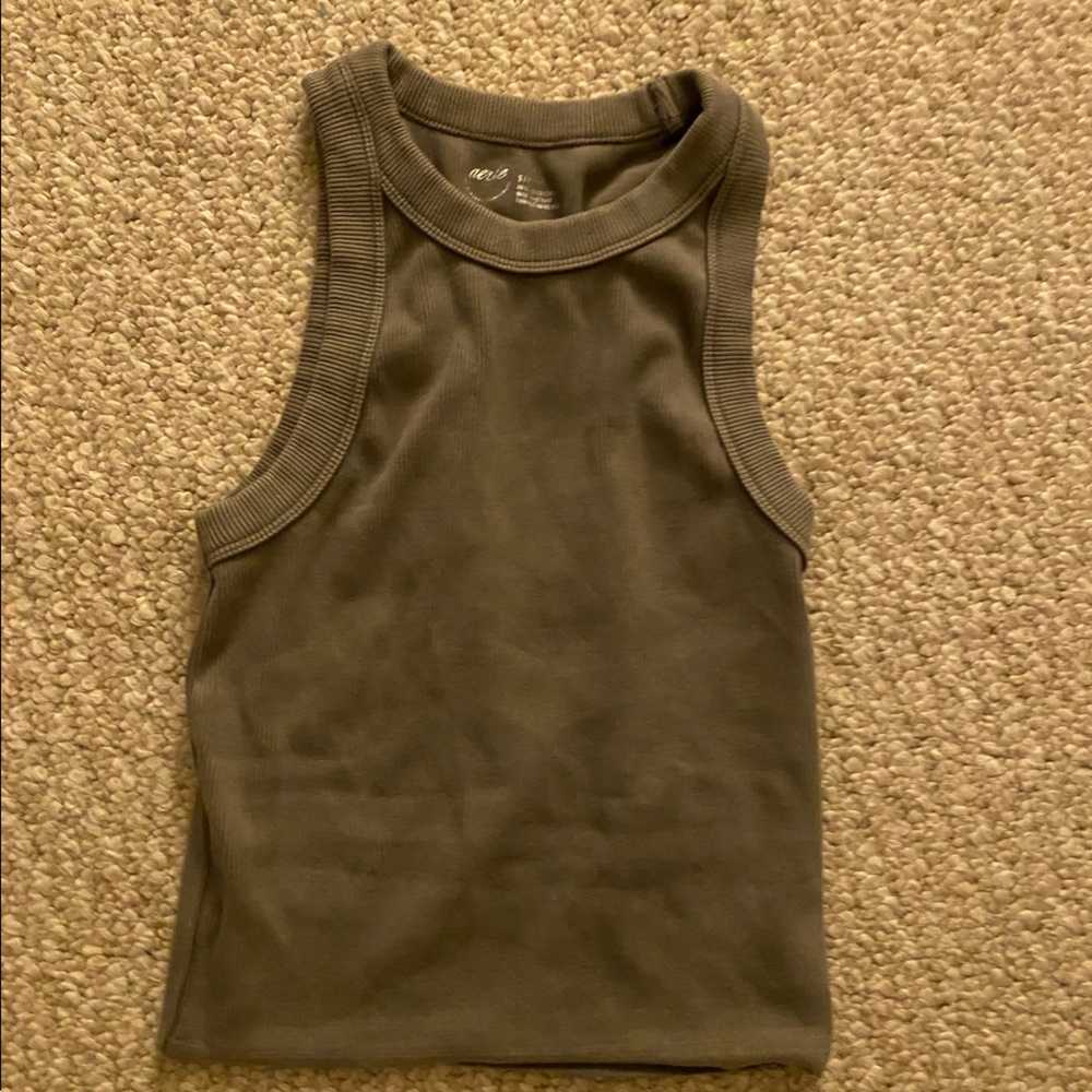 Army green aerie tank